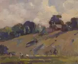 William Beckwith McInnes, Landscape, oil on board