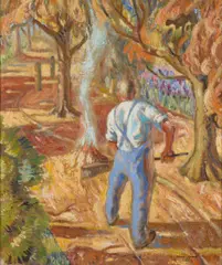Louis R. James, Autumn Arrangement, 1946, oil on canvas