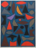 John Coburn, Night Celebration, screenprint 71/75