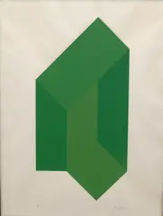 Paul Zika, Abstract II, 1972, screenprint, ed. 6/8