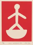David Band, The Substitute, 1996, screenprint, ed. P/P