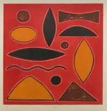 John Coburn, Jazz II, 2000, screenprint, ed. 26/30