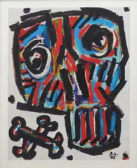 Skull and Bone by David Larwill, digital giclee print, ed. 1/50, sold Nov 2021