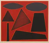John Coburn, Jazz Series - Down Town, screenprint, ed. 13/40