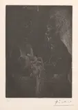 Pablo Picasso, La Diseuse de Bonne Aventure, aquatint on Rives woven paper, ed. 5/50