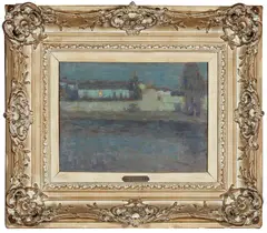 Henri Le Sidaner, Soir, 1896, oil on board