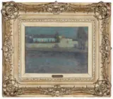 Henri Le Sidaner, Soir, 1896, oil on board