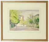 Douglas Robert Dundas, Spring in the Boltons, 1952, watercolour