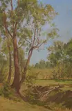 Jo Sweatman, Landscape, oil on canvas