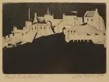 Jessie Traill, Flood Lit II (third state), 1938, etching