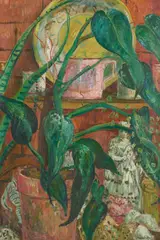 Phyl Waterhouse, Conservatory Corner, oil on board