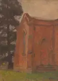 Alice Marion Ellen Bale, Church Detail, oil on canvas