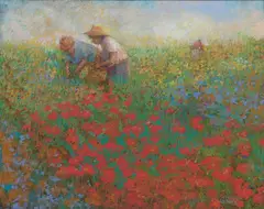 Judy Drew, Spring Flowers, 1986, pastel on paper
