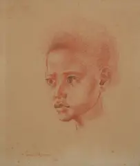 Nora Heysen, Portrait, 1954, conte on paper