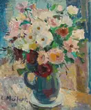 Ludmilla Meilerts, Still Life, 1970, oil on board