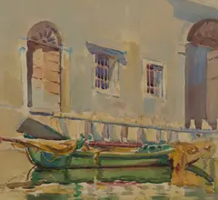 Elma Roach, The Canal Chioggia, 1929, watercolour on paper