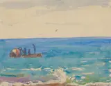 Jessie Traill, Boat at Sea