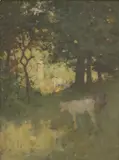William Beckwith McInnes, Pastoral, 1912, oil on board