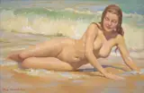 Max Middleton, By the Wave, 2004, oil on canvas