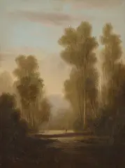 William Short Snr, Landscape, oil on canvas