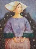 Xue Mo, Paragon Beauty, 2002, oil on linen