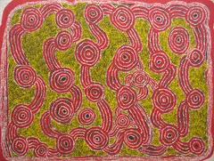 Muti Kutara by Nyakul Dawson, 2004, synthetic polymer paint on canvas, sold Aug 2021