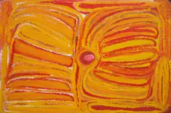 Eubena Nampitjin, Untitled, 1999, synthetic polymer paint on linen