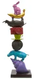 Gillie & Marc Schattner, The Stack That Added Up, bronze and coloured patina, ed. 3/15
