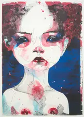 Del Kathryn Barton, That's When I Was Another Tree 1, 2007, lithograph ed. 22/30
