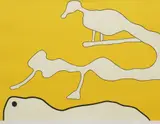 Brent Harris, Becoming Yellow No. 1 (from Moggs Creek Editions), 1998, screenprint ed. 18/35