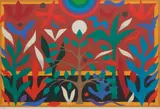 John Coburn, Paradise Garden, 1988, screenprint ed. 67/99
