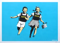 Banksy, Jack and Jill (Police Kids), 2005, screenprint ed. 288/350