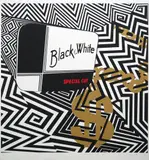 Brook Andrew, Black & White Special Cut, 2005, screenprint ed. W/P2