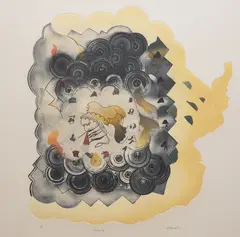 Jock Clutterbuck, Turning, 1981, etching and aquatint ed. 11/15