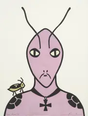 Rona Green, Room 17, linocut ed. 6/23