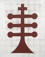 Untitled by David Band, screenprint ed. P/P, sold Jul 2021