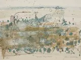 John Olsen, Tropical Rainshower, 1978, lithograph ed. 173/300