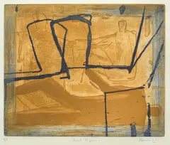 Graham Fransella, Beach Figure, etching ed. A/P
