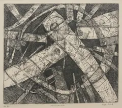 Roger Kemp, Movement Three, etching ed. 18/45