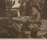 Ray Crooke, Islanders, 1977, etching and aquatint ed. A/P