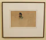 George Housman Thomas, A Study of a Group of French Crimean Soldiers in, 1855, pencil and watercolour