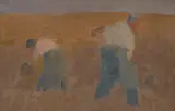 E. Phillips Fox, Harvest, oil on panel