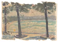 Possibly Emanuel Phillips Fox, Landscape Studies, oil on canvas (3)