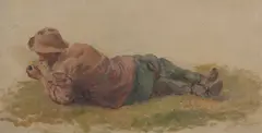 E.J. Shearsby, The Old Timer, oil on canvas
