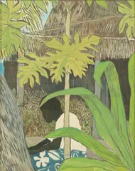 Ray Crooke, Untitled (Islander Series), synthetic polymer paint on board