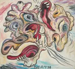 George Gittoes, Death, 1971, oil on canvas