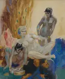 Norman Lindsay, Untitled, watercolour on paper