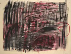 Tony Tuckson, Untitled, synthetic polymer paint on paper, on canvas