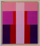 Dorrance Velay, Abstract geometric composition, Oil on canvas