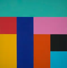 Robert Owen, Origami Series, Untitled No. 2, 1992, oil on canvas